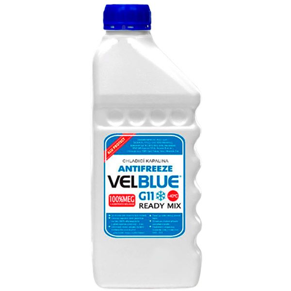 Антифриз Velblue ready mix 1л синий 